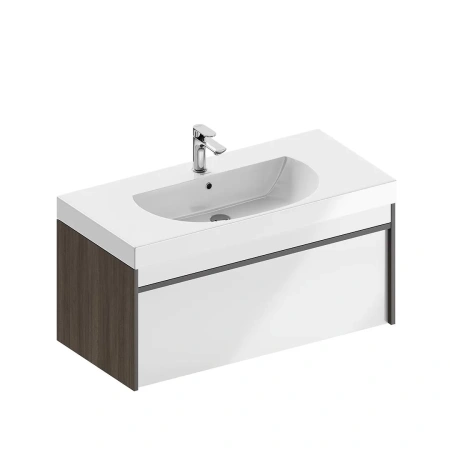 Тумба под раковину Kerama Marazzi Modula 100 MO.100.1+1\AR