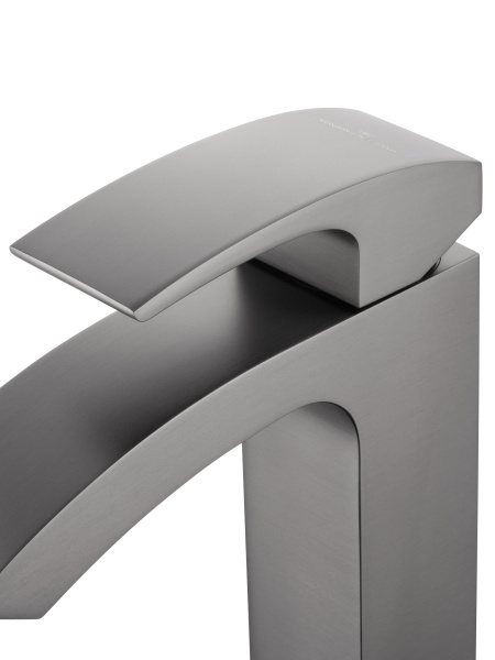 Смеситель для раковины WONZON & WOGHAND FIT, темный графит WW-88139009-BGM