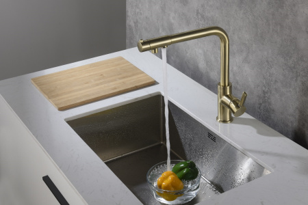 Смеситель для кухонной мойки Timo Hette 1026/02F antique