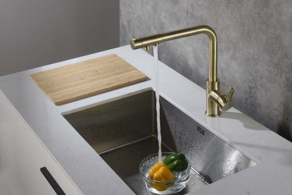 Смеситель для кухонной мойки Timo Hette 1026/02F antique