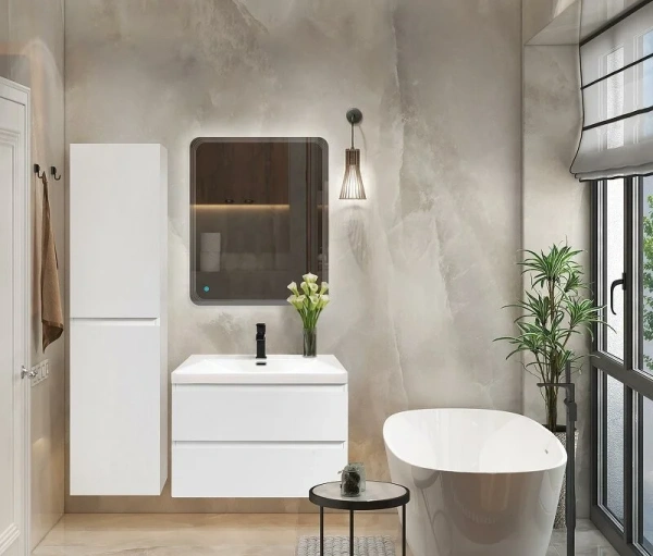 Пенал подвесной Cezares  MOLVENO-1600-2A-SC-BG Bianco Ghiaccio