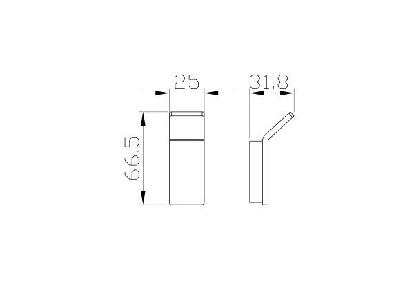 Крючок для ванной WONZON & WOGHAND LOTTE, хром WW-8315A