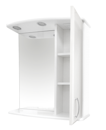 Зеркало-шкаф (62х72) Misty Астра 60 правый Э-Аст04060-01СвП