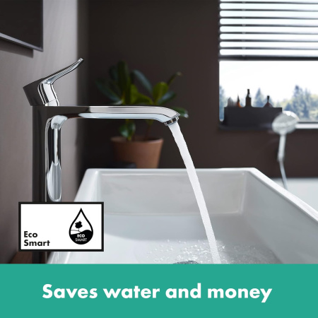 Смеситель для раковины с донным клапаном Hansgrohe Metris 31082000 хром