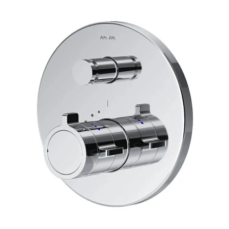 Смеситель для ванны на 2 потребителя термостат Am.Pm X-Joy F85A45600 хром