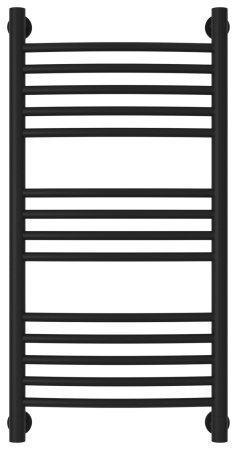 Полотенцесушитель Водяной Выгнутая Сунержа Богема + (80х40) Матовый Черный 31-0221-8040