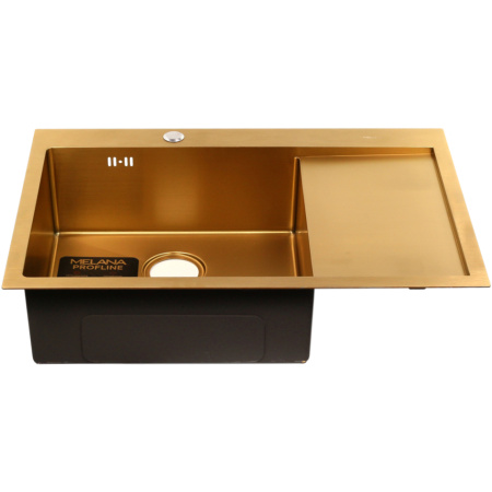 Кухонные мойки:(78х51х20) MELANA ProfLine D7851HG-L, золото