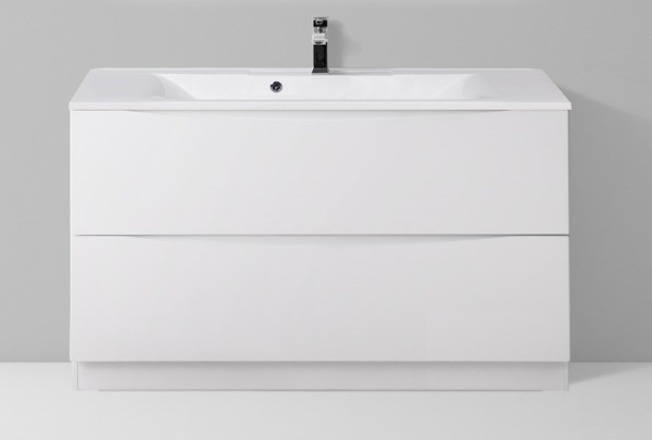 База под раковину напольная BelBagno MARINO-1200-2C-PIA-BL-P Bianco Lucido