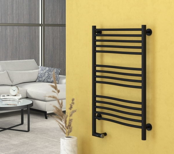 Полотенцесушитель Электрический Cунержа Флюид 2.0 Левый (800х500) Палитра RAL Classic RAL-5220-8050