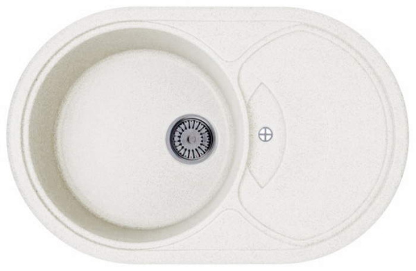 Кухонная мойка Whinstone ￼￼￼Милан (B02) белая