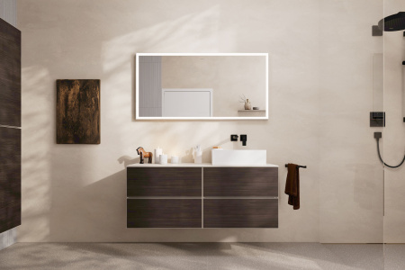 Смеситель для раковины встраиваемый Hansgrohe Metropol 32526670 черный матовый 