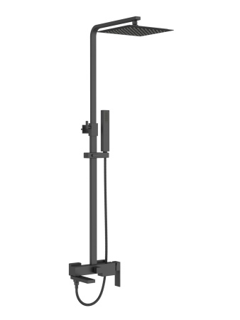 Душевая система смеситель с изливом Agger Great A2893344 черный