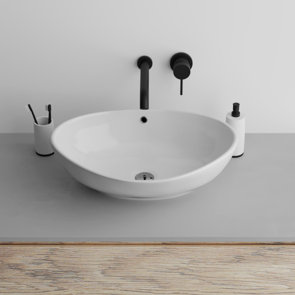 Раковина накладная (59х38) Grossman  GR-3022, белый