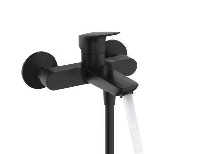 Смеситель для ванны Hansgrohe Logis 71400670 черный матовый