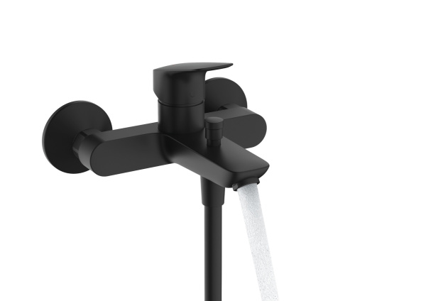 Смеситель для ванны Hansgrohe Logis 71400670 черный матовый