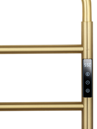Полотенцесушитель электрический WONZON & WOGHAND WISMAR, брашированное золото WW-AL201-BG