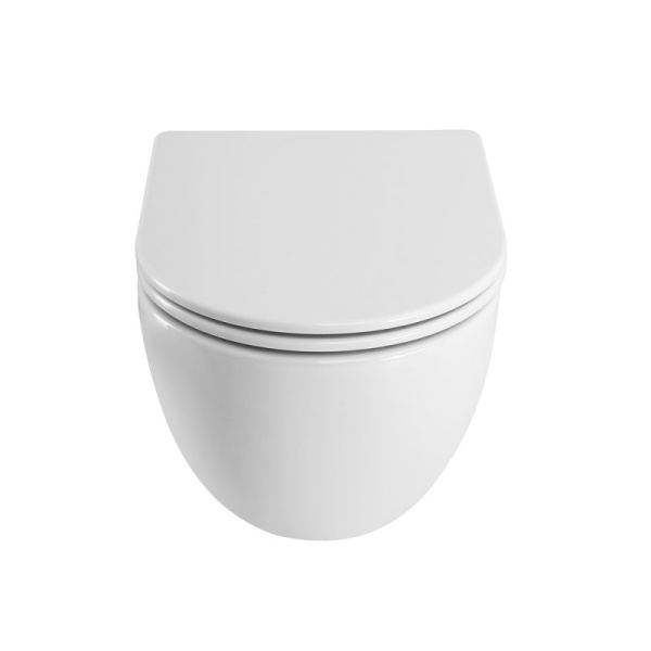 Унитаз подвесной безободковый с крышкой CEZARES ECO CZR-526-TH-R