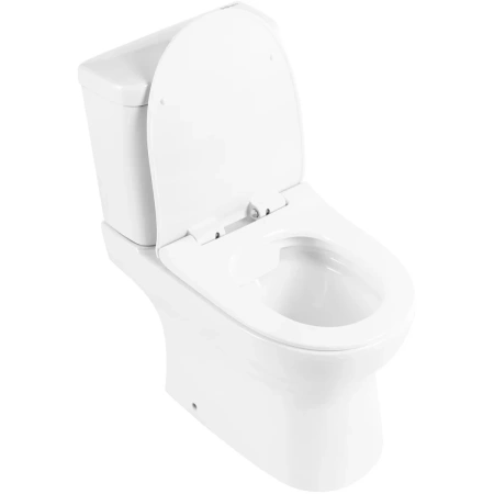 Унитаз напольный BelBagno Steam BB130CPR/SC безободковый, без бачка, с сиденьем микролифт, белый