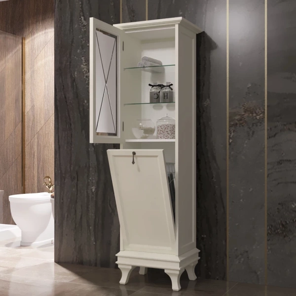 Пенал Opadiris Борджи, цвет слоновая кость, левый Z0000012564