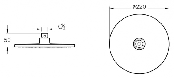 Набор встроенной душевой системы Vitra Solid S A49264EXP, хром 