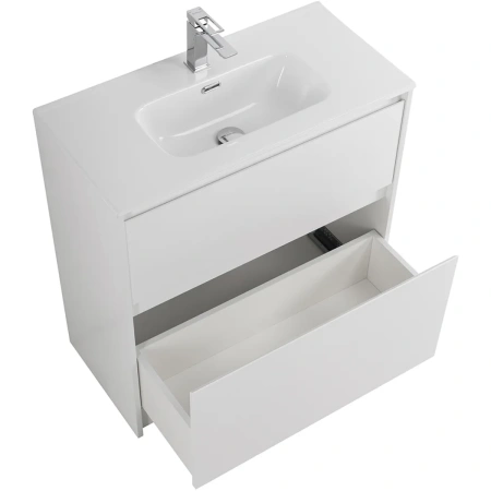 Тумба под раковину BelBagno Kraft 80 KRAFT39-800/390-2C-PIA-BO Bianco Opaco