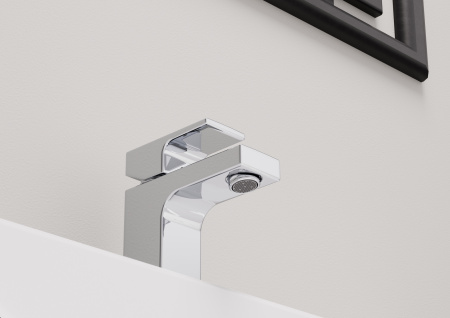 Смеситель для раковины с донным клапаном Hansgrohe Vernis Shape 71560000 хром