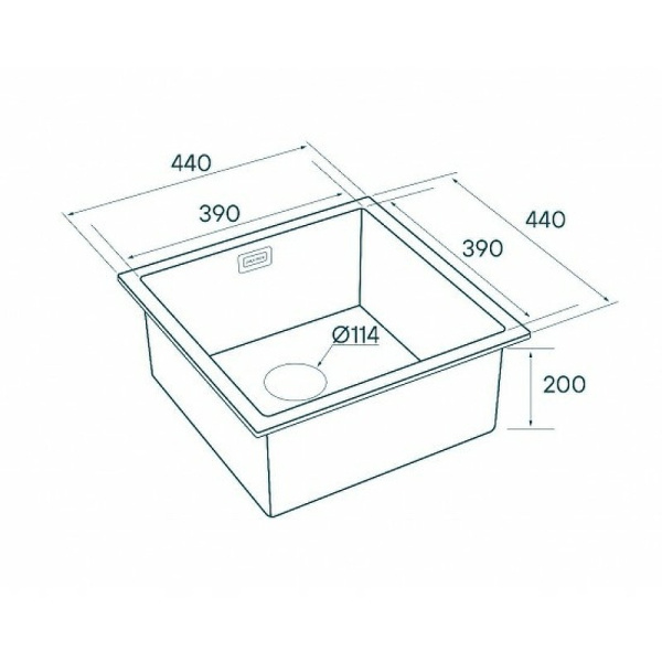 Кухонная мойка Paulmark Aller PM904444-BG брашированное золото