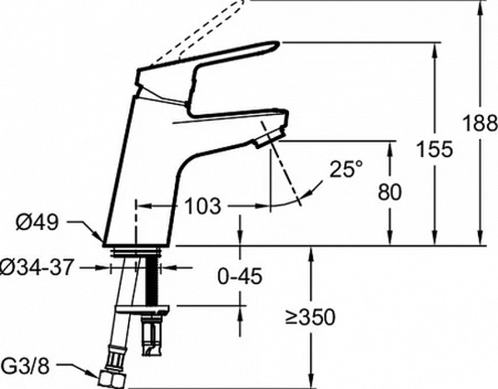 Комплект смесителей Jacob Delafon Lucien E20850RU-CP