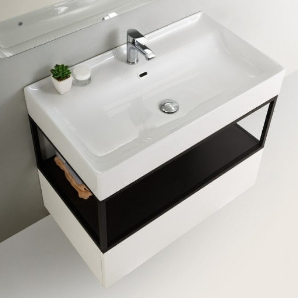 Тумба под раковину Cezares CADRO-80-1C-SO-BG-BLUM