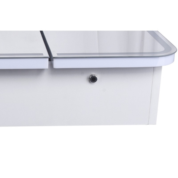 Зеркало-шкаф с подсветкой Style Line Каре (80x80) СС-00002276 белый