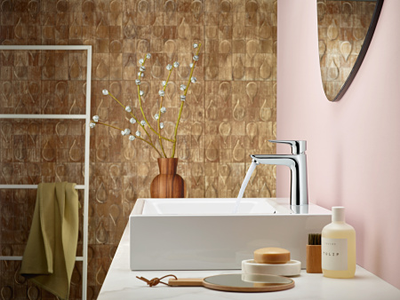 Смеситель для раковины с донным клапаном LowFlow Hansgrohe Talis E 71715000 хром