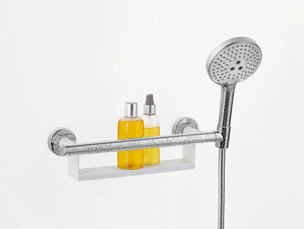 Поручень с полкой Hansgrohe Unica Comfort 26328400 Поручень с полкой Hansgrohe Unica Comfort 26328400