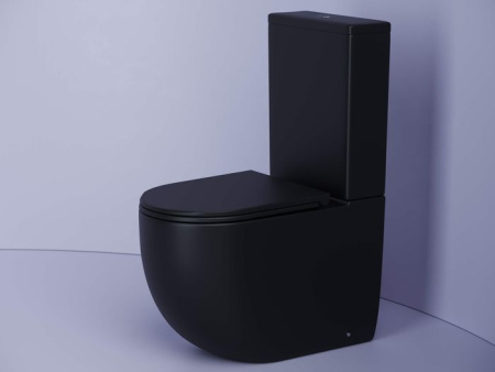 Напольный пристенный унитаз Ceramica Nova Metropol Rimless CN4001MB
