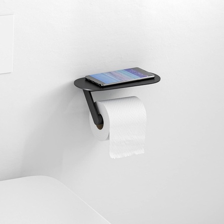 Держатель для туалетной бумаги Hansgrohe WallStoris 27928670 черный матовый