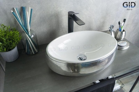 Раковина накладная (48х34) Gid Nc397