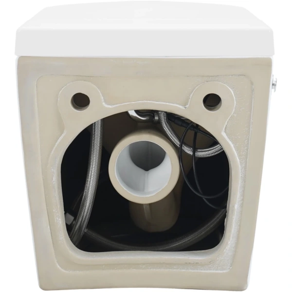 Унитаз ABBER Bequem AC1108P импульсный подвесной белый, безободковый