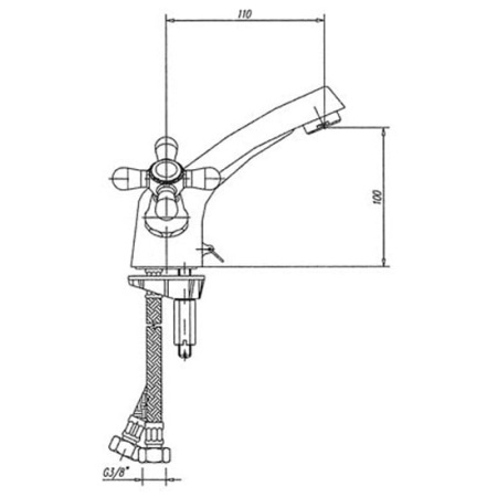 Смеситель для раковины Mofem Spektrum 140-0178-17