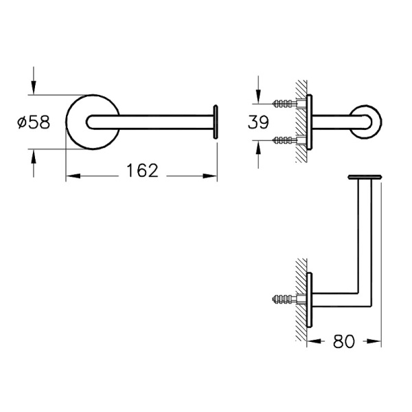 Держатель для туалетной бумаги Vitra Origin A4488729