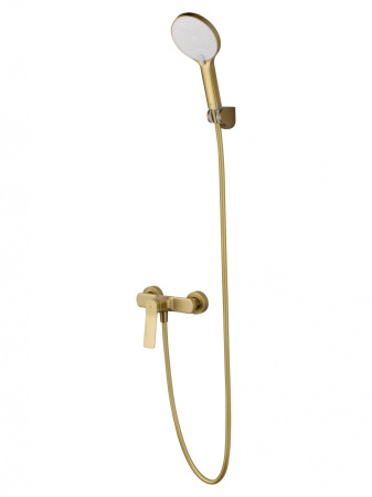 Смеситель для душа WONZON & WOGHAND, брашированное золото WW-B2585-BG