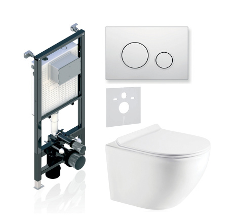 Комплект 3в1 Koller Pool Alcora ST 1200+TWIN  White+ROUND