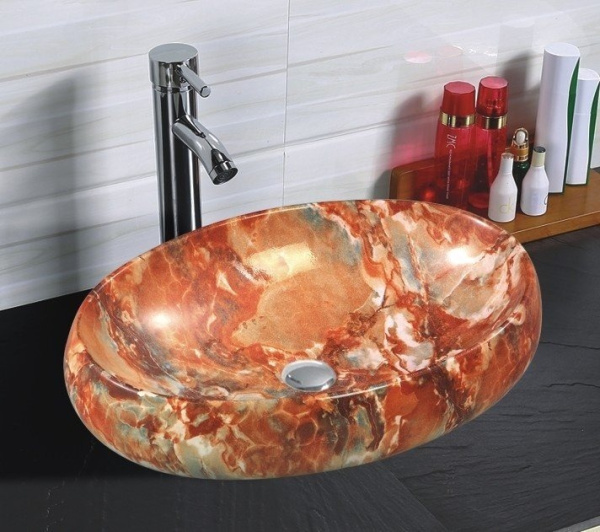 Раковина накладная (60х41) Gid Mnc169