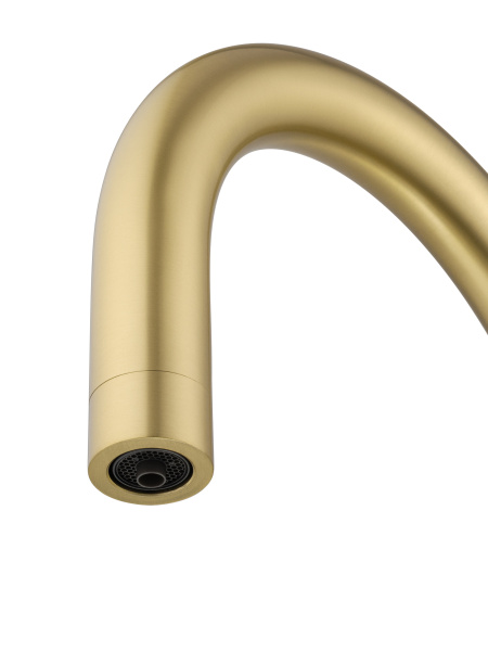 Смеситель для кухни c подключением фильтра WONZON & WOGHAND, брашированное золото WW-3211-BG