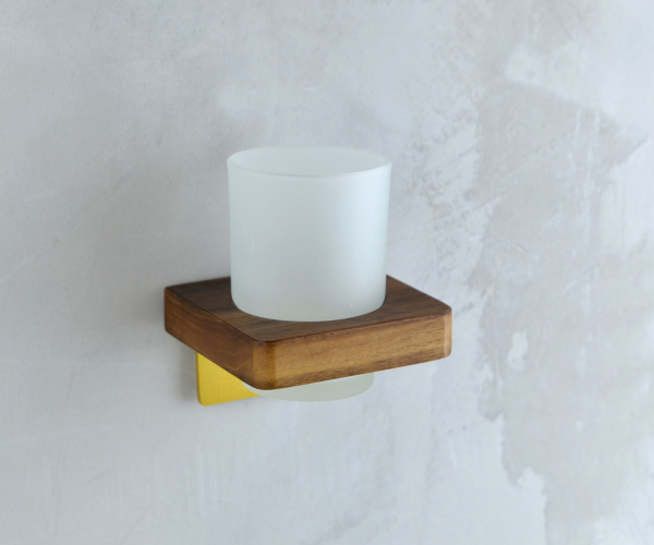 Стакан для зубных щеток матовое золото BRONZE DE LUXE Forest  10704G