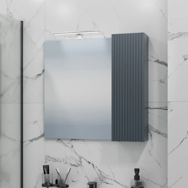 Зеркальный шкаф Санта Альтаир 70 700503 с подсветкой