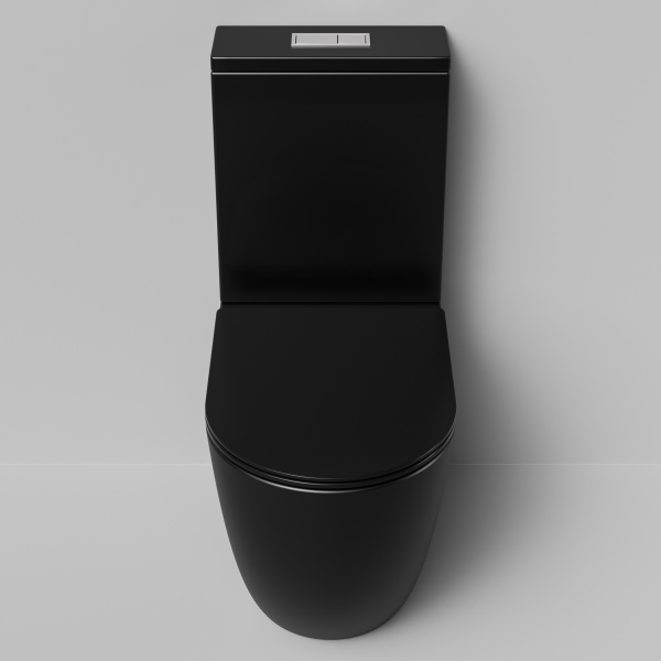 Унитаз напольный безободковый Grossman  GR-4494BMSQ с сиденьем микролифт