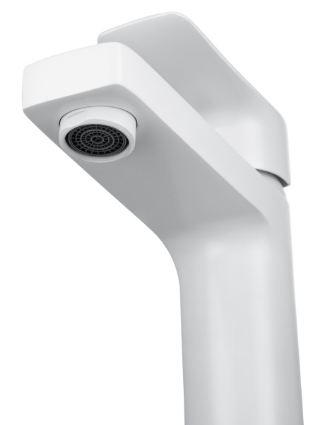 Смеситель для раковины WONZON & WOGHAND Blend, белый матовый WW-A40222-MW