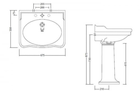 Раковина Tiffany World TWBR11-1 bi*1