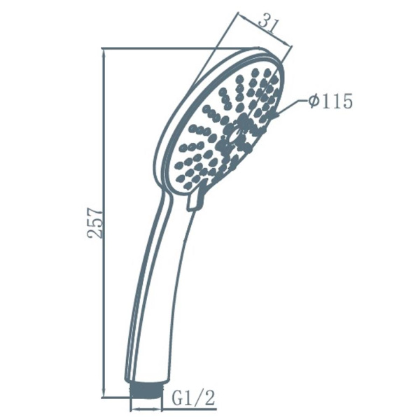 Ручной душ Am.Pm Spirit F0270064