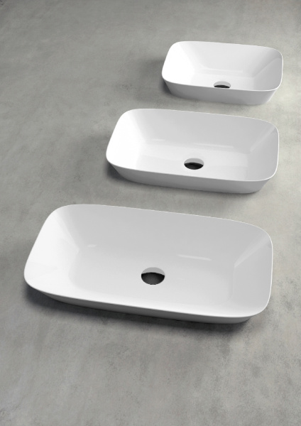 Раковина накладная (50х40) Azzurra PRUA PRLN05040000BI/(PRU50/IN bi)*0