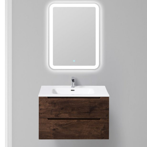 База под раковину подвесная BelBagno ETNA-800-2C-SO-RW-P Rovere Moro